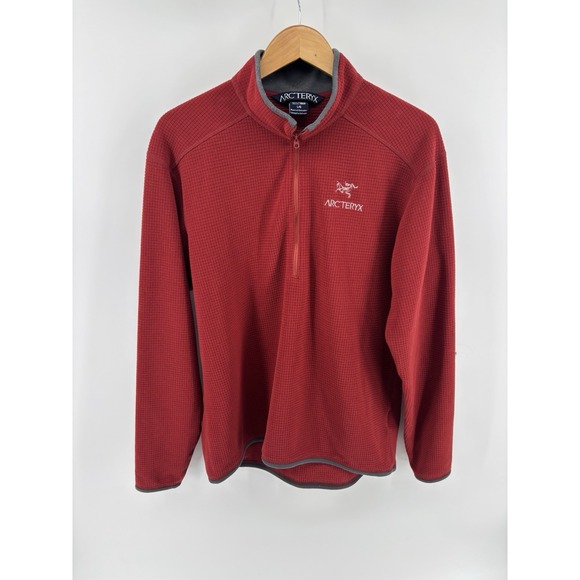 Arc'teryx Half-Zip Waffle Fleece Sz L Polartec Gorpcore Dadcore Vintage **Read